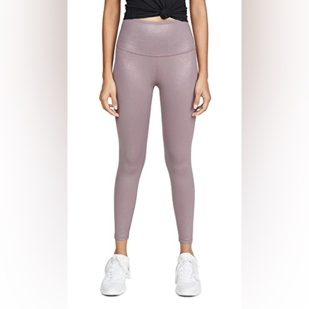 Beyond Yoga Mauve Metallic Leggings - Picture 6 of 12